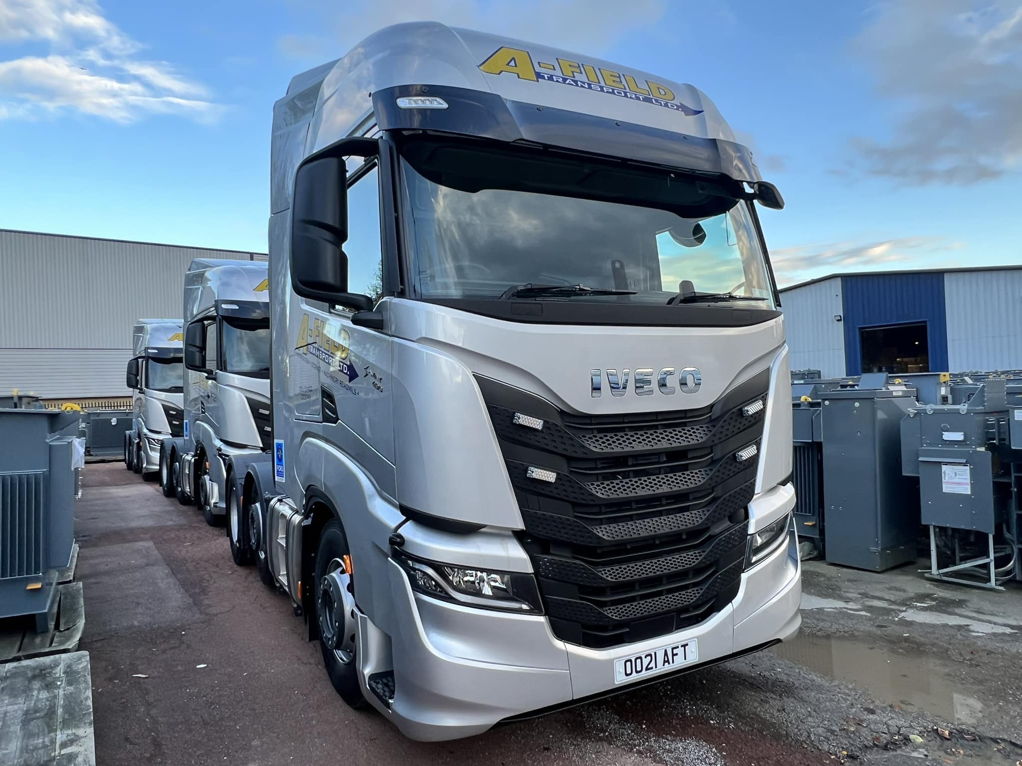 Our IVECO fleet at the depot