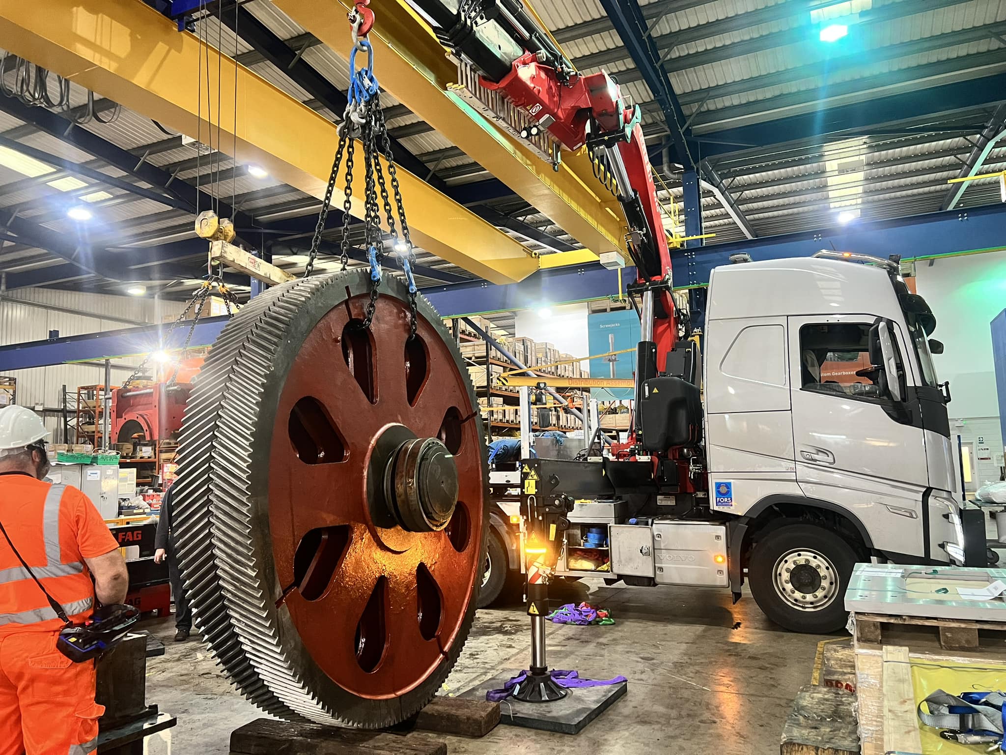 Workshop crane operations